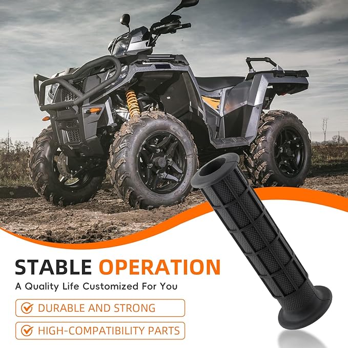 2Pcs Handle Bar Grips Handlebar Compatible with Honda ATC185 ATC200 FourTrax 200 Sportrax 250EX 300EX 400EX Replaces 53165-HP5-600