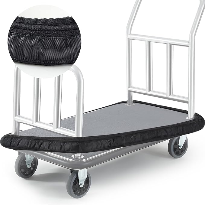 Bellman Cart Bumper Guard and Wall Protector Hotel Luggage Cart Bumper Collision Protector Cover for Airport & Travel Accessory Indoor & Outdoor Use(Medium)