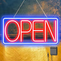 22" X 11" Led Neon Open Signs for Business, Large Open Signs, Plug In Electric Light Up with ON/OFF Switch, Ultra Bright Open Sign for Bar Salon Coffee Stores Club Hotel