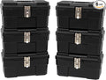 Akro-Mils 09514 ProBox 14-Inch Plastic Toolbox for Tools, Hobby or Craft Storage Toolbox with Removable Tray, 14-Inch x 8-Inch x 8-Inch, Black, 6-Pack