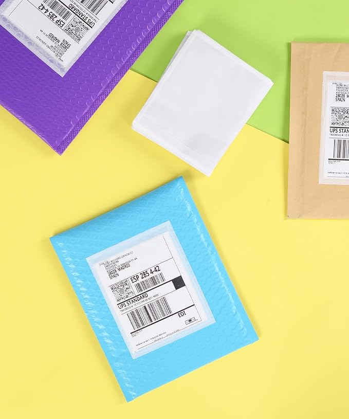 1000pcs 7"x10" Packing List Envelopes Self-seal Packing Slip Envelope Pouches Shipping Label Sleeves Top Loading Packing List Enclosed Bags.