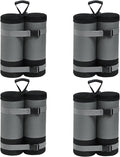 COOS BAY Canopy Weights Set of 4, 180 lbs, Sand Bags for Weight, Sandbag Weights for Canopy Tent Legs, 600D Heavy Duty Gazebo Weights, Sand NOT Included, Gray