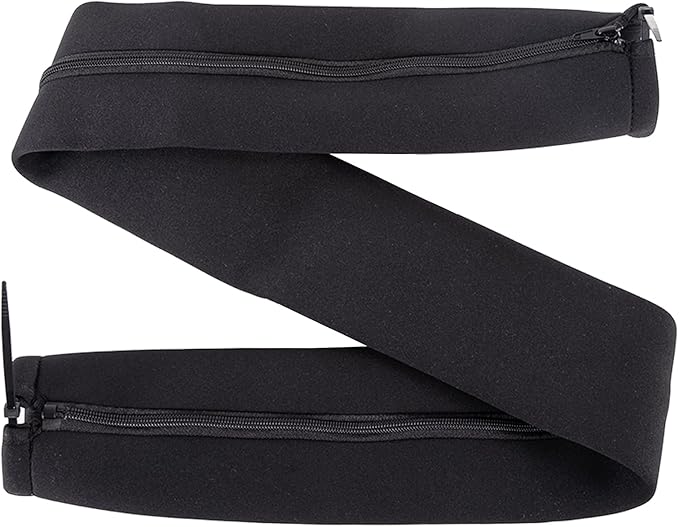 2PCS 48-Inch Trolling Motor Cable Sleeve,Zippered Rigging Sleeve,Made of Neoprene Thick Trolling Motor Sleeve,Great for Cover Wire and Extension Cords, Organized Cable Management (Black)
