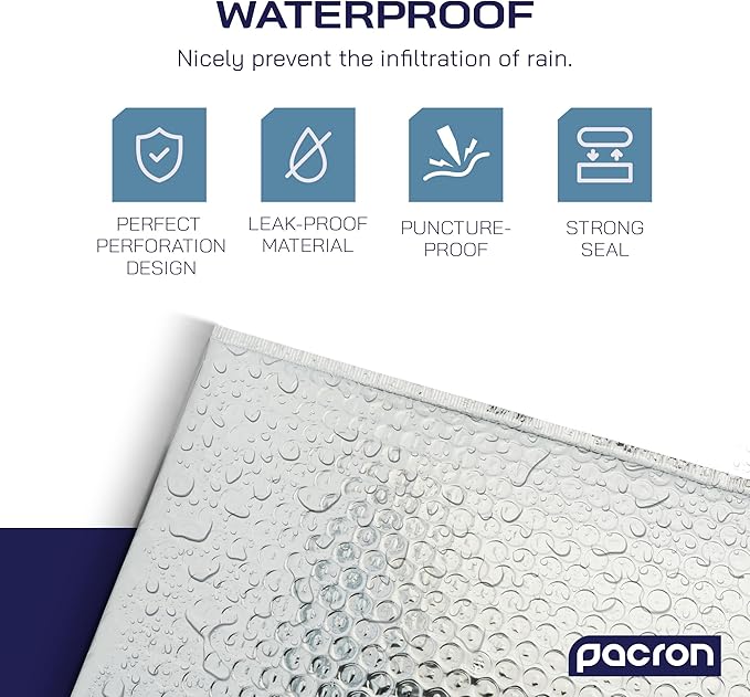 200-Pack Insulated Silver Thermal Bubble Mailers 6.5 x 11 - Waterproof Metallic Foil Self-Sealing Padded Envelopes for Cold Shipping, Perishables, Food, Cosmetics, Pharmaceuticals