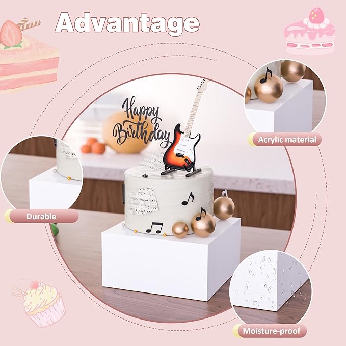 Acrylic Dessert Stand,Buffet Risers, Food Risers, Multi-Purpose Cake Stand for Parties, Weddings, Birthdays, Catering, Jewelry, Collectibles (White, 8"x9"x10")