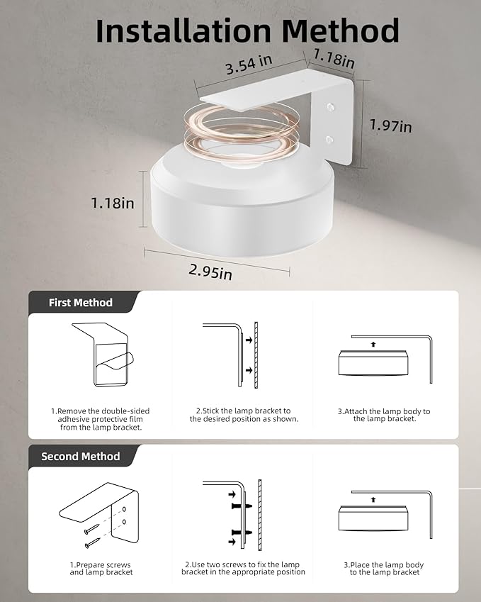 EZVALO Picture Lights for Wall, 2000mAh Rechargeable Battery Magnetic Poster Lights with 3 Color Temps & 12 RGB, Remote Dimmable Timer Painting Light, Wall Decor Light for Art Display, Frame (6 Pack)