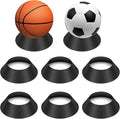 6 pcs Ball Display Stand – Durable Memorabilia Sports Ball Stand Holder for Basketball, pedestal, Soccer, Football, Volleyball Storage Rack