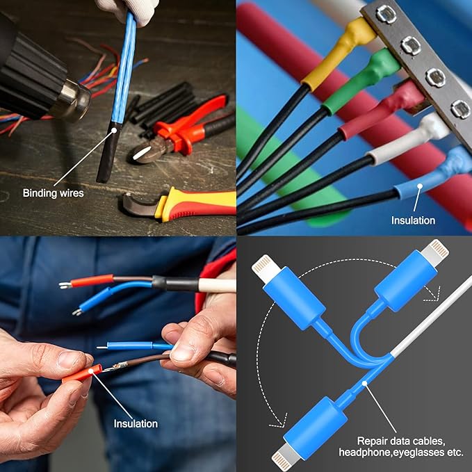 Chanzon 2:1 Ratio - 80Ft Roll - 1/8" (3mm) Heat Shrink Tubing 2:1(25M Total Length) Green Polyolefin Sleeving Wrap Shrinking 2 to 1 1pcs
