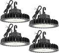 HYPERLITE LED High Bay Light | 29000LM (200W) Dimmable High Bay LED Lighting | UL Listed | 5000K Commercial Lights | US Hook Included | Alternative to 850W MH/HPS | 4-Pack