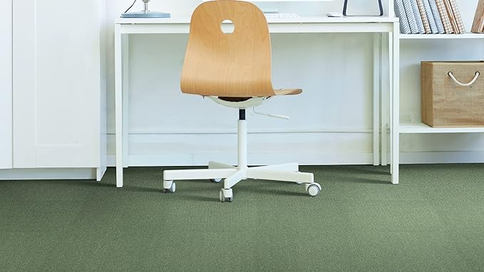 Mohawk Advance 24" x 24" Berber (Loop pile), 0.11" Pile Height, Carpet Tile, Nylon Fiber, Stone Color, (24 Tiles), (96 sqft/carton)