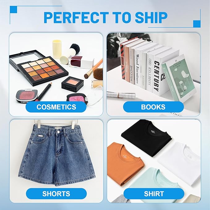 200 Pcs Poly Mailers Shipping Bags 12x15.5 Inch Packaging Clothes Polymailers Envelopes Mailing Package Self Seal Shipping Envelopes Waterproof Poly Bags Small Business Supplies Package White