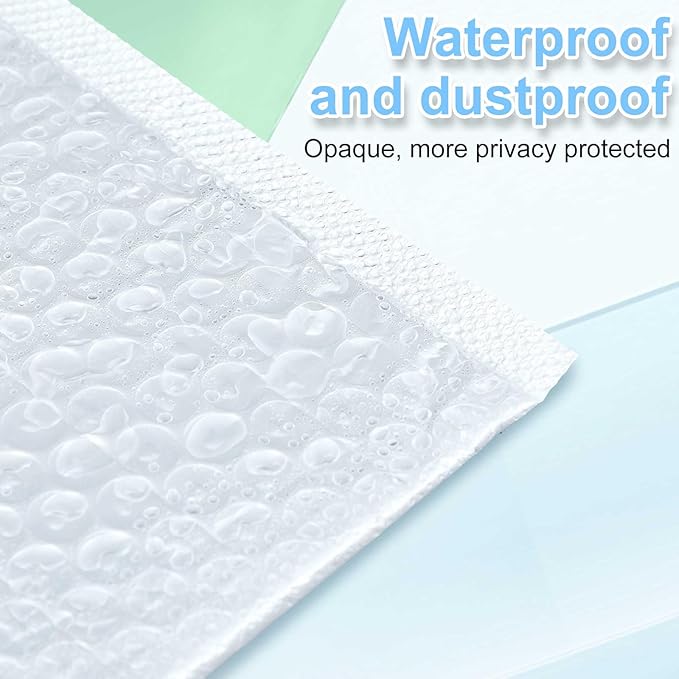 Ireer 15 Pack Extra Large 14 x 19" Bubble Mailers Poly Padded Envelopes Cushioned Mailing Envelopes Bubble Padded Mailers Self Adhesive Waterproof Shipping Bags for Business Christmas Gift Packaging