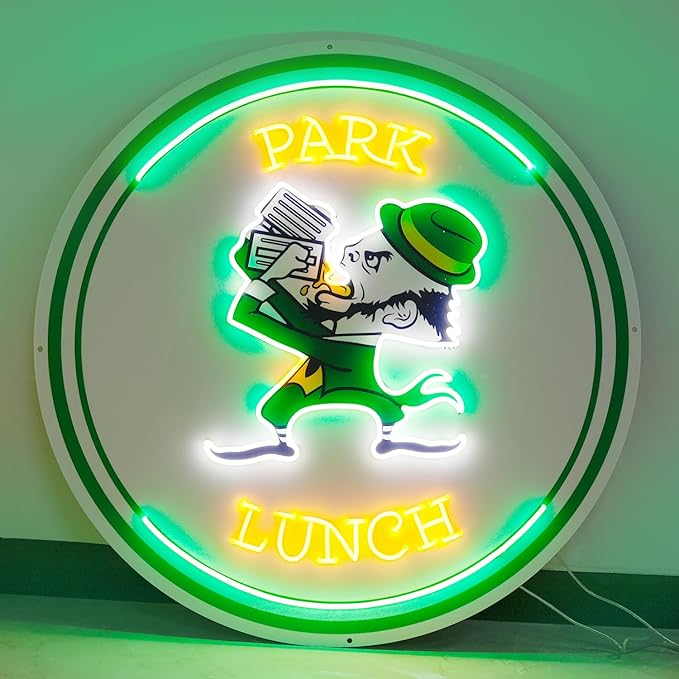 Custom Neon Sign with UV Print - Personalized LED Logo/Name Neon Light Wall Art for Home & Business, Salon, Studio Wall Decor (Image LoGo Custom)