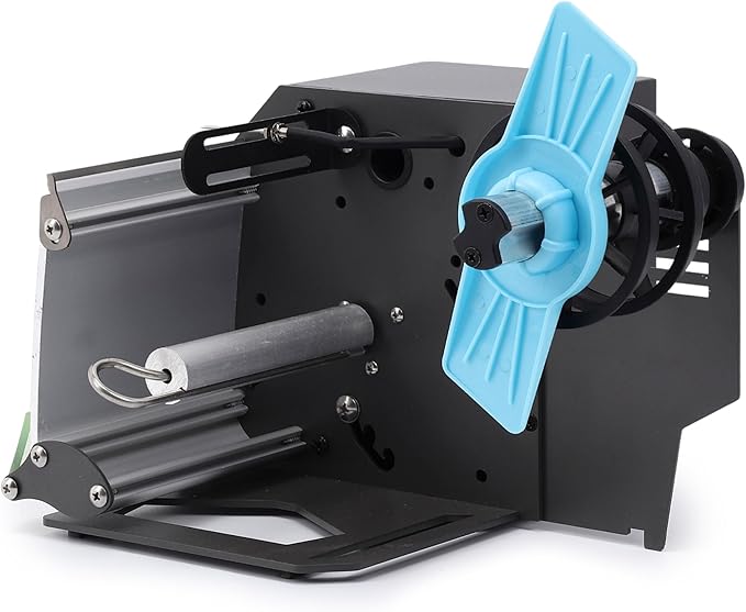 U.S. Solid Automatic Label Dispenser for Long Rolls and Fanfold Labels - Transparent and Opaque - Adjustable Speed - Core Sizes 1", 1.5", 3" - Width 0.2-4.7 in - Max. Roll 11 in