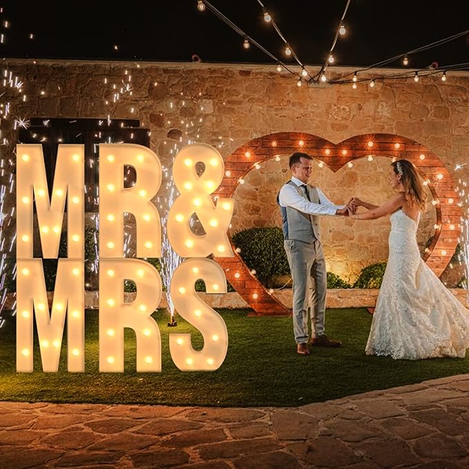 Marquee Letters 3 Feet Tall, 3FT Large Light up Letters Q, Big Sign Q with Warm White Light for Birthday Wedding Proposal Engagement Graduation Party Backdrop Decorations