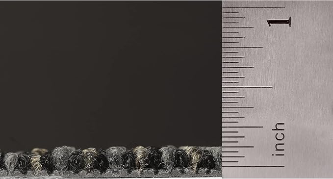 Mohawk Advance 36" x 12" Berber (Loop pile), 0.11" Pile Height, Carpet Tile, PET Fiber, Vintage Row Color, (1 Tile)