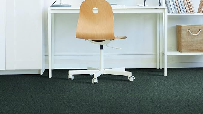 Mohawk Advance 24" x 24" Berber (Loop pile), 0.11" Pile Height, Carpet Tile, Nylon Fiber, Denim Color, (24 Tiles), (96 sqft/carton)