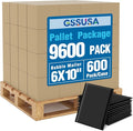 GSSUSA Black Bubble Mailers 6x10 Small Padded Envelopes 9600 Pack,1 Pallet,Strong Adhesion Shipping Mailer Self-Seal Bubble Envelopes for Small Business