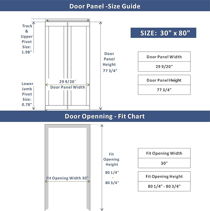 BARNER HOME Cane Bi-fold Doors - for 30in.x 80in.Door Opening, Webbing & Wood Folding Closet Doors with Hardware Kits, MDF, White Multifold Interior Doors