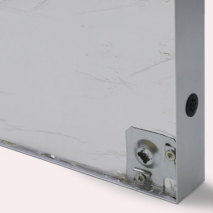 Ghent 36"x36" 1-Door Outdoor Enclosed Vinyl Bulletin Board, Shatter Resistant, with Lock, Satin Aluminum Frame - Ivory (PA13636VX-185), Made in the USA