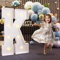 imprsv Marquee Light Up Letters, 3FT Marquee Letters for Birthday Baby Shower Wedding Decorations Light Up Letters for Engagement Party Decor, Large Marquee Letters for Party Decorations, Letter K