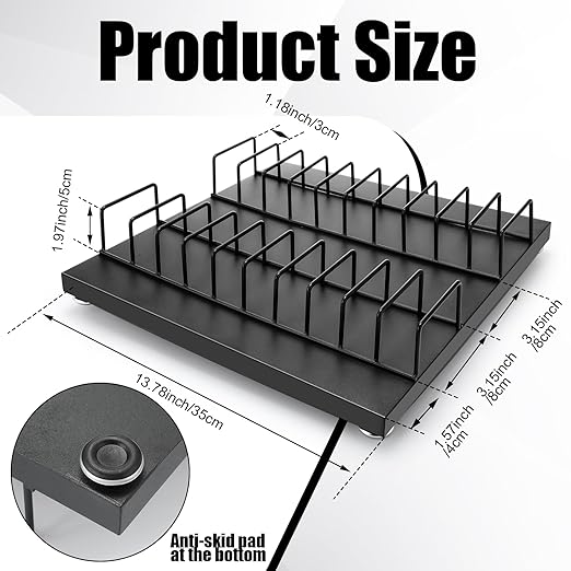 Shimeyao Desktop Tile Display Rack with 20 Card Slots Tile Sample Display Metal Stand Portable Large Capacity Wooden Floor Sample Holder Ceramic Glass Storage Organizer for Vendors Retail Counter Desk