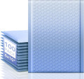 Fuxury Bubble Mailers 6x10" 100 Pack, Gradient Blue Padded Envelopes Usable Size 6x9" Self Seal Mailing Envelopes Bubble Padded Shipping Bags for Mailing,Packaging, Small Business