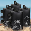 Canopy Water Weights Bag Set of 4,88 LBS Gazebos Tent Water Weights Set, 4 Leg Weights for Gazebo, Pop-Up Canopy, Canopies, Tent (Black 10L)
