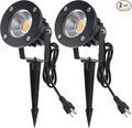 Led Landscape Light High Power 18W ,120V AC ,Warm White Waterproof Landscape Spotlights for Yard,Patio,Lawn, Wall, Flood,Driveway (2 Packs)