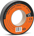 Wirefy 1-1/4" Heat Shrink Tubing - Large Diameter - 4:1 Ratio - Adhesive Lined - Industrial Heat-Shrink Tubing - 50 Feet Roll - Black