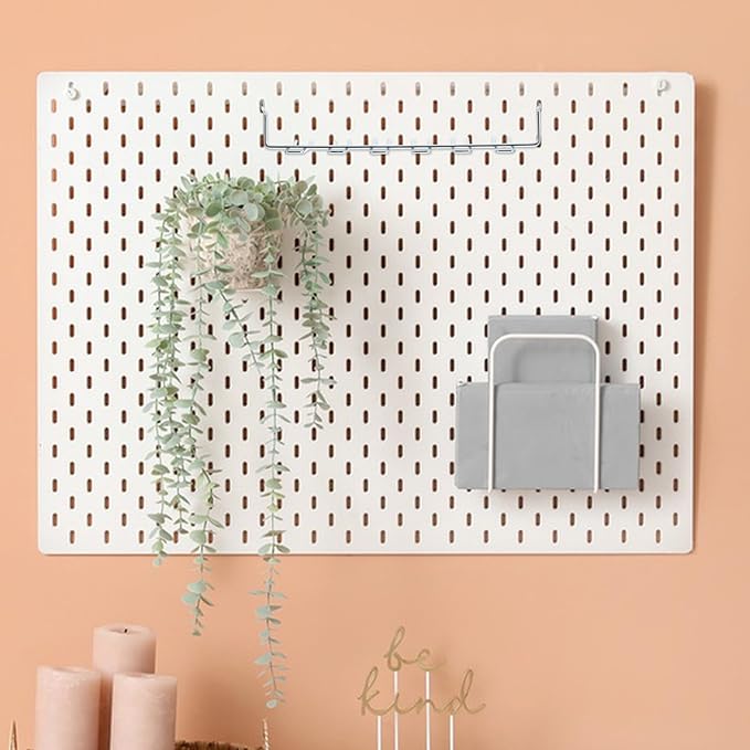 2pcs Heavy Duty Multi-Prong Pegboard Tool Holder Hooks Set Wall Mount Organizer for Garage Home Office Storage and Workspace Neatness