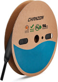 Chanzon 2:1 Black Polyolefin Heat Shrink Tubing 5/8" (16mm) Diameter 80Ft Roll Ideal for Electrical and Marine Applications 1pcs