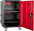 Laptop and Tablet Charging Cart, 32 Unit Device Mobile Charging Station for Chromebook, Tablet, Laptop, with Charging Port Screen Size Up to 15.6", Suitable for Office, Classroom, etc
