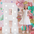 Light Up Letters, Marquee Letters 4 Feet Tall with Cool White Light, Large Letter for Party Graduation Homecoming Wedding Event Decoration, Marry Me Light Up Letter 4ft Marquee Sign Letras R