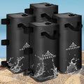 Canopy Water Weights Bag Set of 4, 220 LBS Gazebos Tent Water Weights Set, 4 Leg Weights for Gazebo, Pop-Up Canopy, Canopies, Tent (Black 25L)