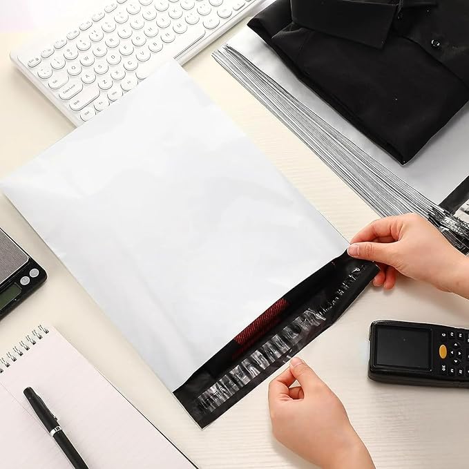 300PCS Poly Mailers 10x13 inch - Self Adhesive Shipping Bags - Strong Thick Mailing Bags for Clothing, Lightweight Shipping Envelopes, Waterproof and Tear-Proof Postal Bags