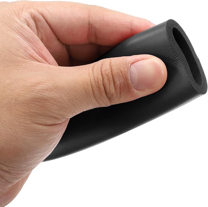 uxcell Foam Tubing for Handle Grip Support, 36mm ID 46mm OD 1m Length Black