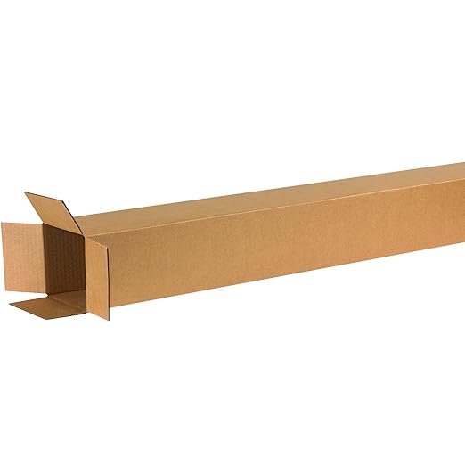 BOX USA 6x6x72 Tall Corrugated Boxes, Tall, 6L x 6W x 72H, Pack of 15 | Shipping, Packaging, Moving, Storage Box for Home or Business, Strong Wholesale Bulk Boxes