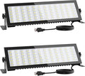 2 Pack LED Shop Lights, 15600LM 6000K Super Bright IP66 Waterproof LED Flood Light for Workshop, Garage, Shop