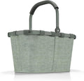 reisenthel carrybag twist sage - Sturdy shopping basket with plenty of storage space and practical inner pocket - Elegant and water-repellent design