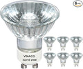 Vinaco GU10 Bulb 6 Pack, MR16 Halogen, Warm White 2800K, Dimmable For NP5 GU10 25W Bulb Candle Warmer, Track Light, Hood Bulbs