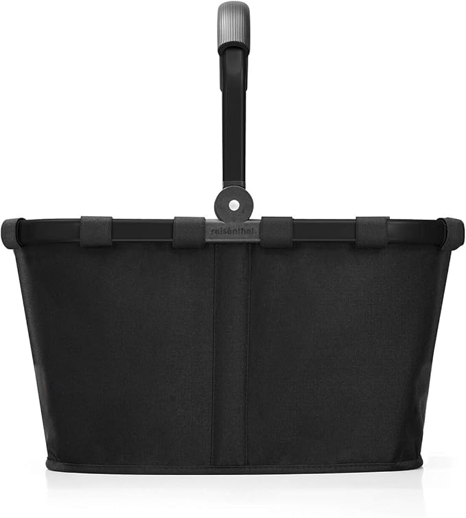reisenthel carrybag frame black/black - Sturdy shopping basket with plenty of storage space and practical inner pocket - water-repellent
