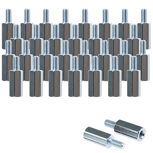 Kado Wall Mount Spacer Adapter Set for Desktop/Portable Monitor, 160pcs M4x14mm Hex Stainless Steel Standoff Spacer Screw Nut Bolt Motherboard Prototyping Accessories for PCB, Computer & Circuit Board