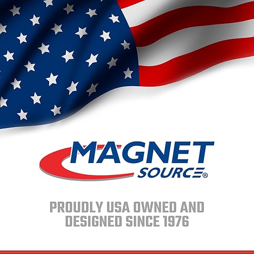 Master Magnetics Magnetic Sign Holder Pack - Magnetic Sign Holders for Door Frames, Metal Shelves, Whiteboards - Powerful Magnet - Retail EZ Grip Holder - 3" L x 1" W x 1.13" H - 25-Pack