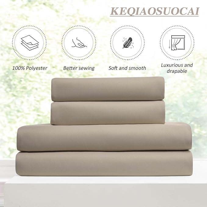 Pinch Pleated Patio Sliding Door Curtains 90 Inch Long, Blackout Room Divider Vertical Blinds Curtain Drapes for Living Room Dining Room French Door(Khaki, 100 Inch Wide per Panel, 2 Panels)