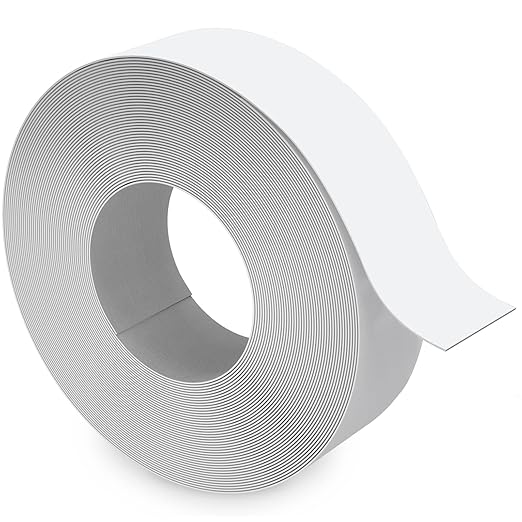 Melamine Edge Banding, 1 1/2 inch x 50ft roll of Veneer White Edge Banding Pre-glued, Real Wood Tape for Cabinet Repair and Furniture Restoration