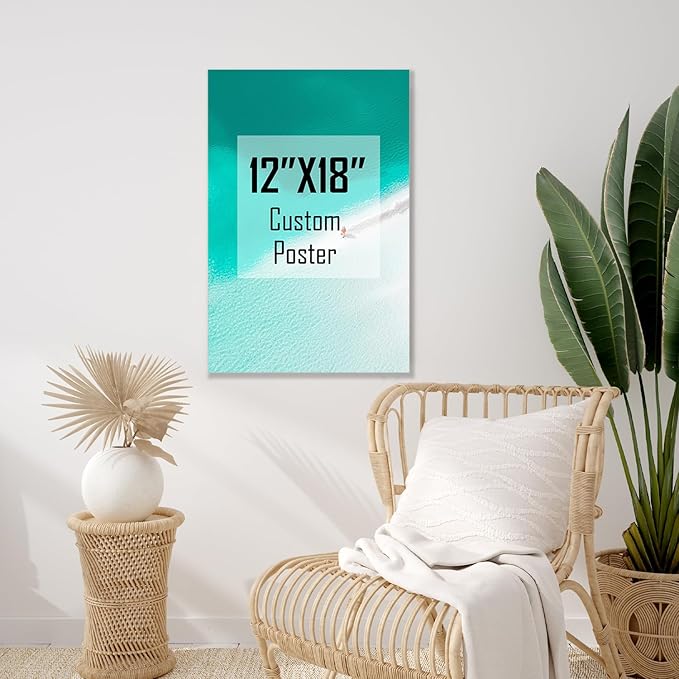 ZXDZSM Personalized Custom Canvas Prints(Unframe,12"X18"): Upload Your Image/Photo - Custom Personalized Photo to Poster Printing, Wall Art Prints ﻿