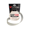 CATTONGUE GRIPS Non-Abrasive Grip Tape Wrap - 1” Thick Heavy-Duty, Waterproof Anti-Slip Tape for Wrapping Tools, Bats, Gym Equipment - Indoor & Outdoor Anti-Slip Solution (Clear, 10ft)