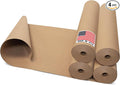 18" x 1992" (166’) Brown Rosin Paper Roll (Pack of 4) - Made in USA Thick Heavy-Duty 7 mil Masking Paper for Surface Protection from Paint, Dust, Foot Traffic - Paint Floor Covering
