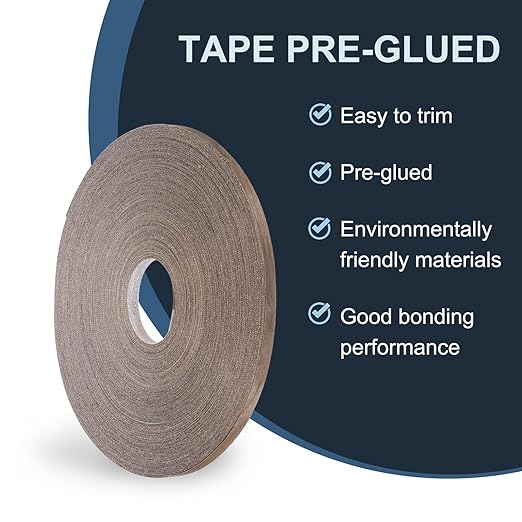 PATIKIL Walnut Edge Banding, 3/4 Inch x 250 ft Wood Veneer Tape Pre-glued Flexible Plywood Edge Banding with Hot Melt Adhesive for Furniture Restoration